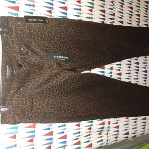 Liverpool Los Angeles Leopard Print Skinny Jeans